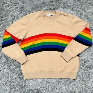 Young Fabulous & Broke Rainbow Sweater, Size S/M